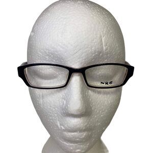 #5330 NRG Black and Lavender WOMENS Eyewear EYEGLASSES Frames ONLY 49-16-135